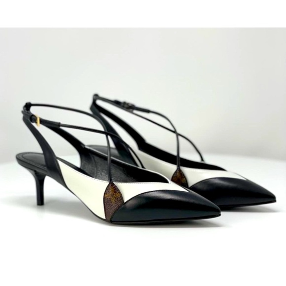 Louis Vuitton Line up pump multicolor heel black